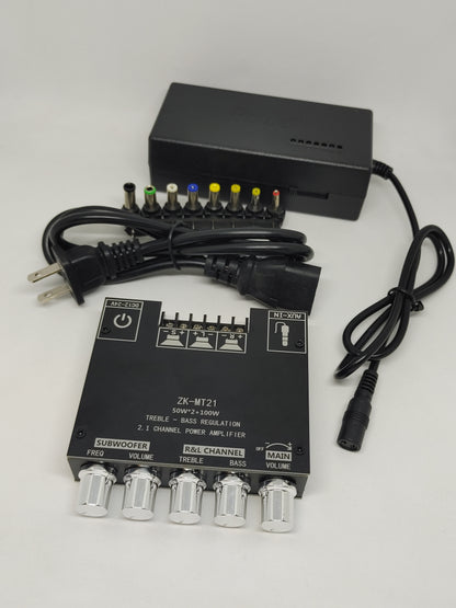 Mini amplificador estéreo Bluetooth/AUX