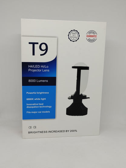 Luces LED proyector T9 H4 para carro