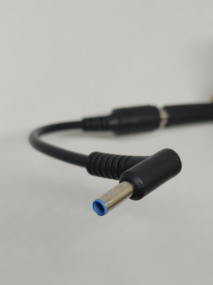 Adaptador para cargador de laptop HP de 7.4mm a 4.5mm punta azul