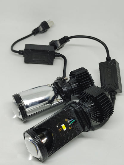 Luces LED proyector T9 H4 para carro