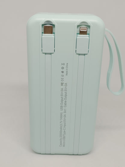 Powerbank super carga rápida 20,000 mAh